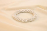 Pulsera Tejida Kumihimo Blanco 2