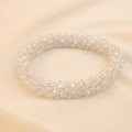 Pulsera Tejida Kumihimo Blanco 3