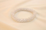 Pulsera Tejida Kumihimo Blanco 3