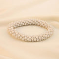 Pulsera Tejida Kumihimo Blanco 4