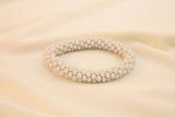 Pulsera Tejida Kumihimo Blanco 4