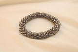 Pulsera Tejida Kumihimo Gris 2