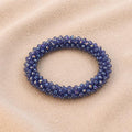 Pulsera Tejida Kumihimo Morado 6