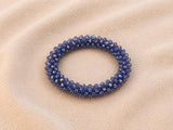 Pulsera Tejida Kumihimo Morado 6