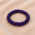Pulsera Tejida Kumihimo Morado 9
