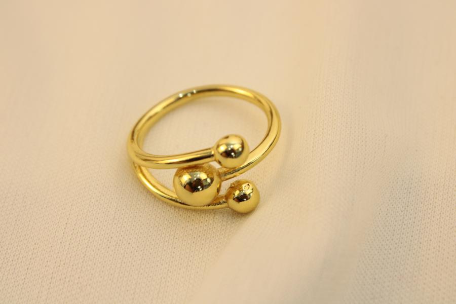Anillo De 3 Bolas