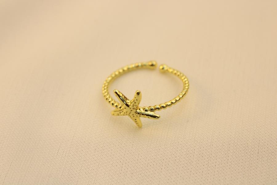 Anillo Estrella De Mar Pequeña