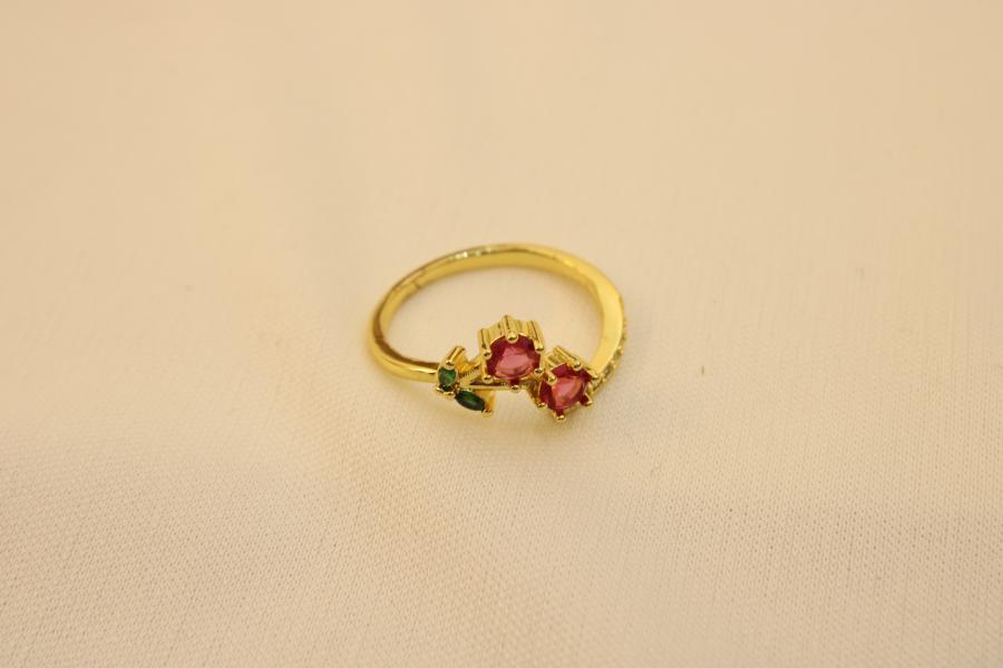 Anillo Cereza Brillante