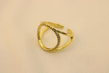 Anillo Circular Brillante
