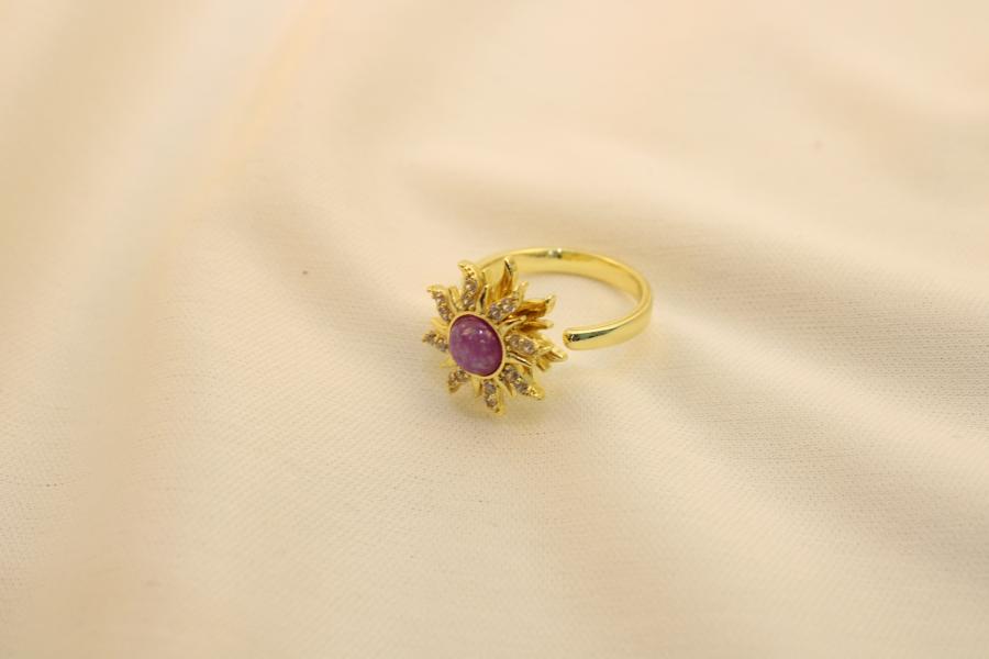 Anillo Antiestrés Sol Rosa