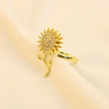 Anillo Antiestrés Flor Con Tallo