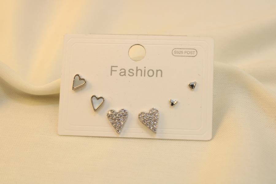 Set 3 Pares De Corazón