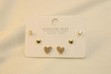 Set 3 Pares De Corazón