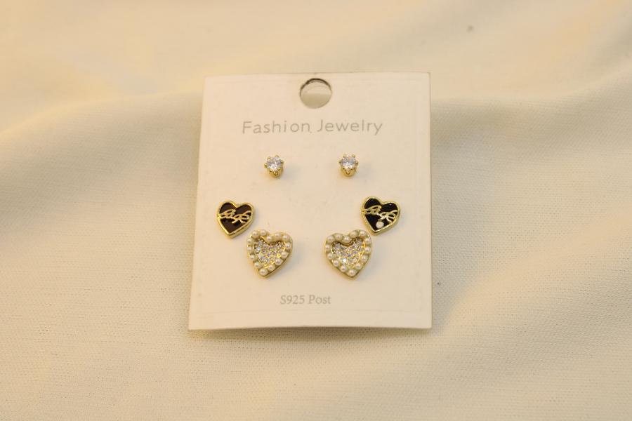 Set 3 Pares De Corazón