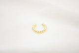 Earcuff Delicado Bolitas Mediano