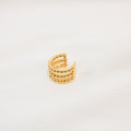 Earcuff Delicado Bolitas Triple