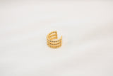 Earcuff Delicado Bolitas Triple