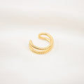 Earcuff Delicado Doble Relieve