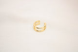 Earcuff Delicado Doble Liso