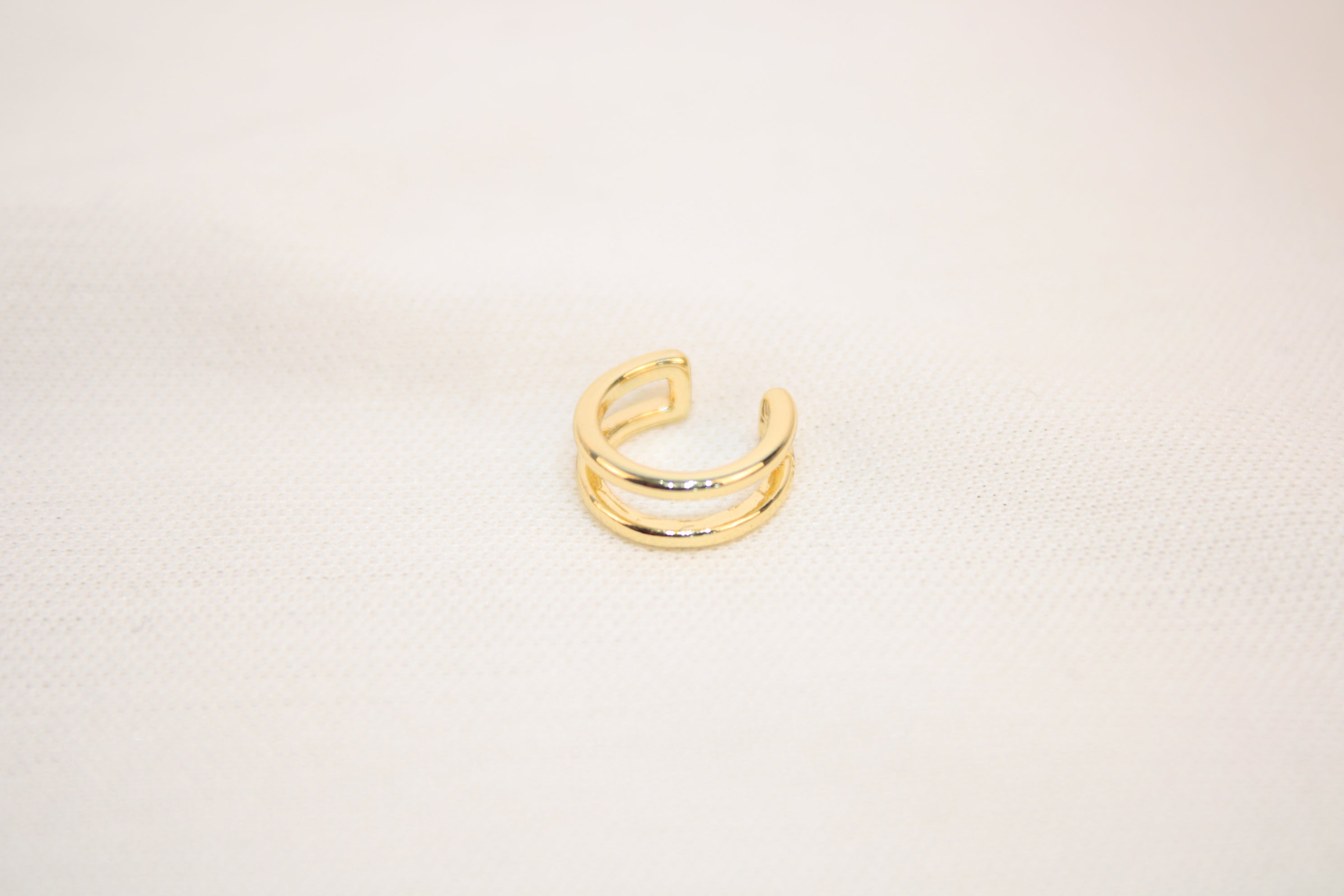 Earcuff Delicado Doble Liso