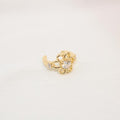 Earcuff Delicado Flor Brillante