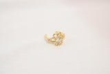 Earcuff Delicado Flor Brillante