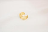 Earcuff Delicado Triple Liso