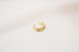 Earcuff Delicado Brillante Doble