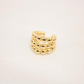 Earcuff Delicado Bolitas Triples