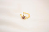 Earcuff Delicado Estrella Rosa
