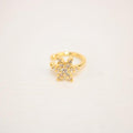 Earcuff Delicado Estrella Blanca