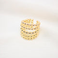 Earcuff Delicado Mediano Bolas