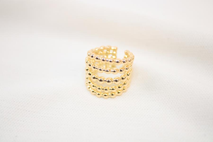 Earcuff Delicado Mediano Bolas