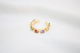 Earcuff Delicado Zirconia De Colores