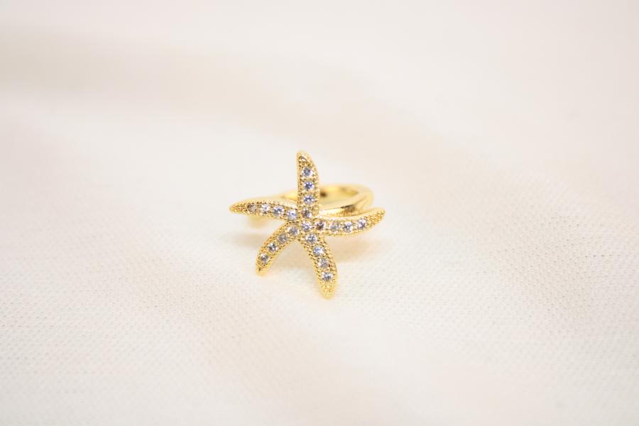 Earcuff Delicado Estrella De Mar