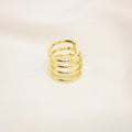 Earcuff Delicado Liso 4 Líneas