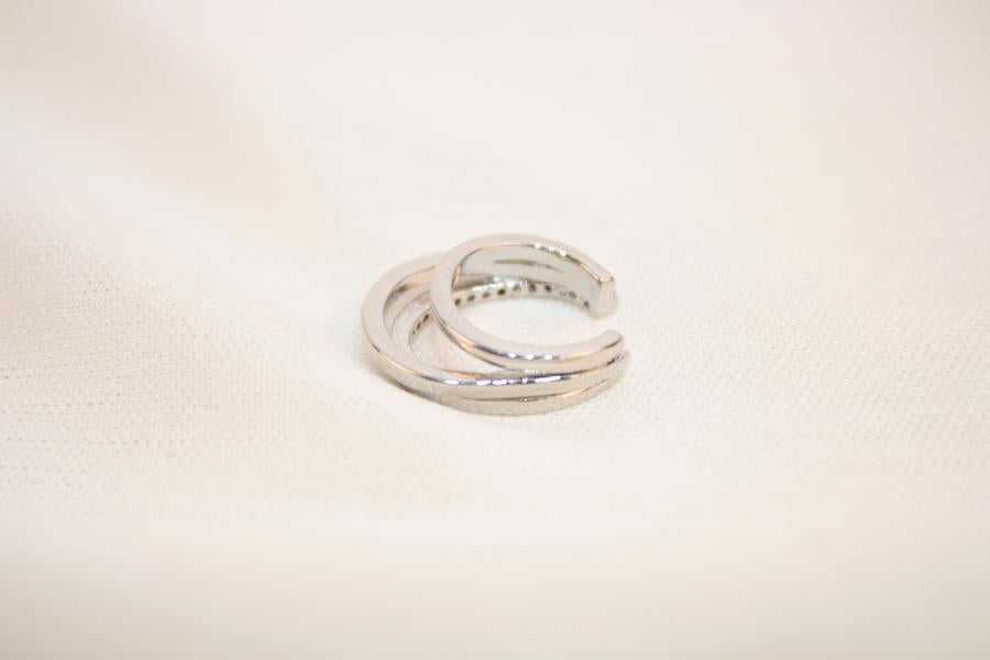 Earcuff Delicado Triple Brillante