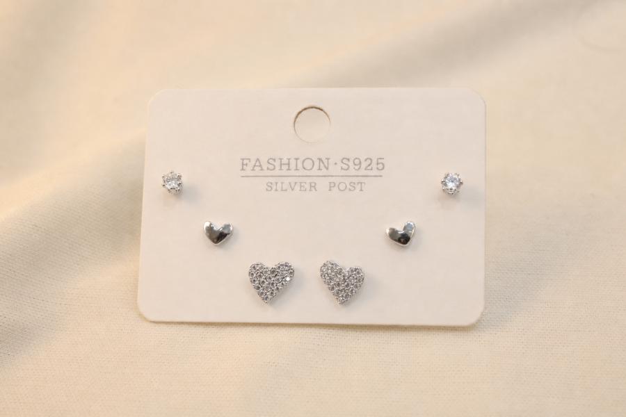 Set 3 Pares De Corazón