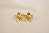 Arete De Flor Con Perla