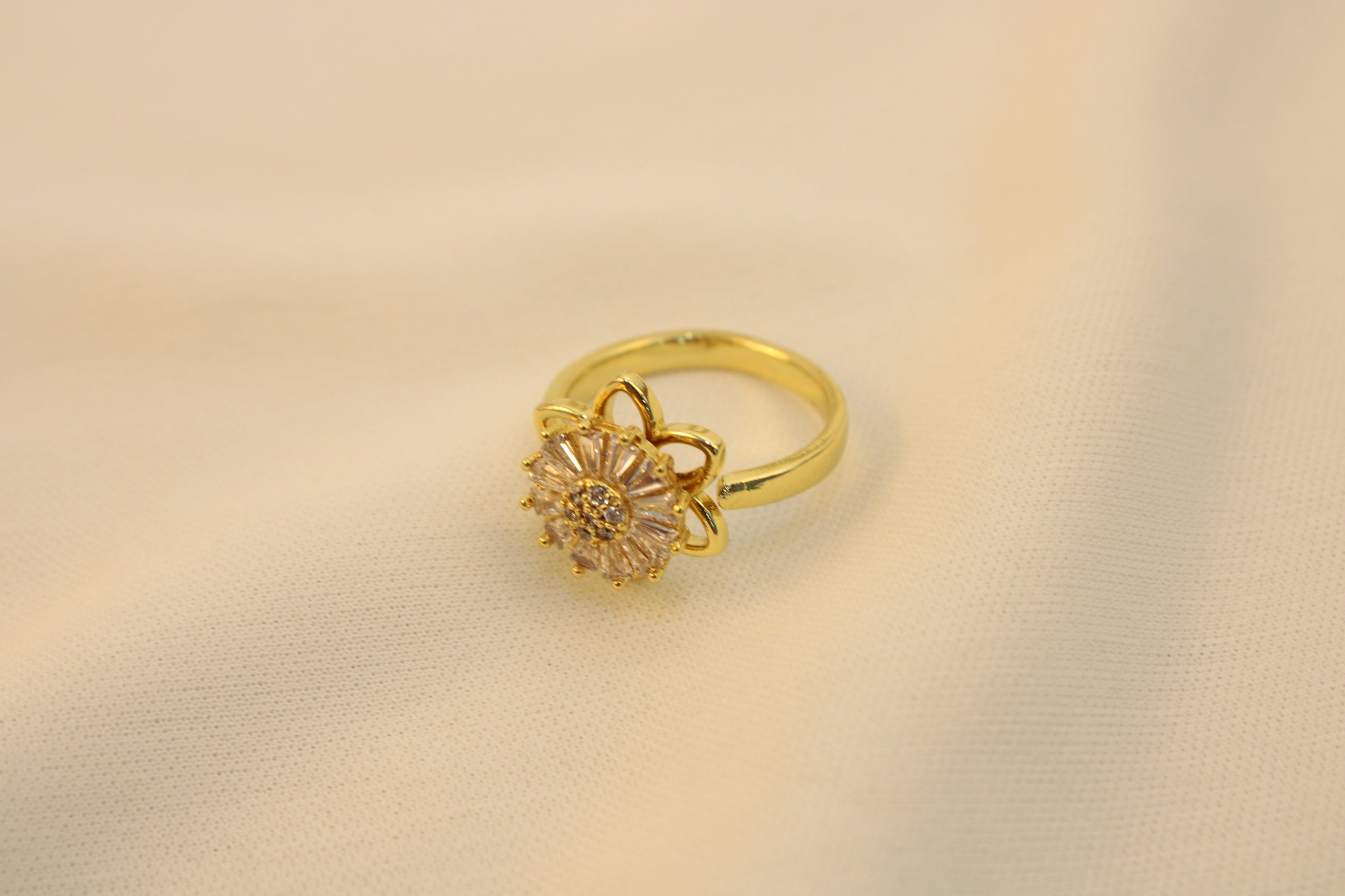 Anillo Antiestrés Flor Brillante