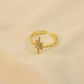 Anillo De Estrella Brillante