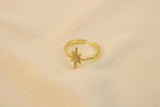 Anillo De Estrella Brillante