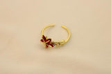 Anillo Estrella De Mar Roja