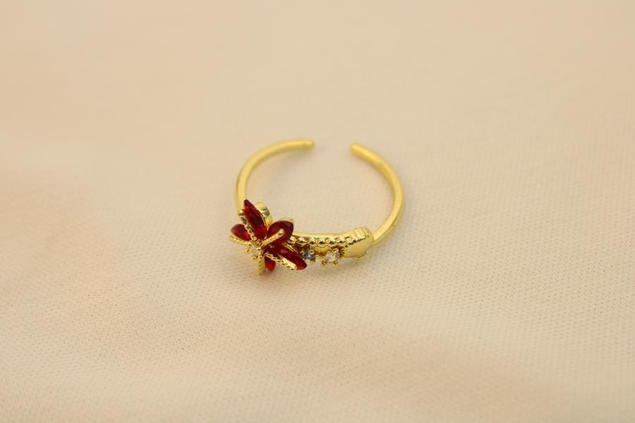 Anillo Estrella De Mar Roja