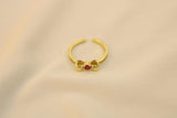 Anillo De Lazo Rosa