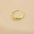 Anillo De Perla Rosa