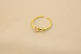 Anillo De Perla Rosa