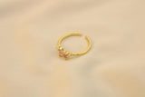 Anillo De Mariposa Rosa