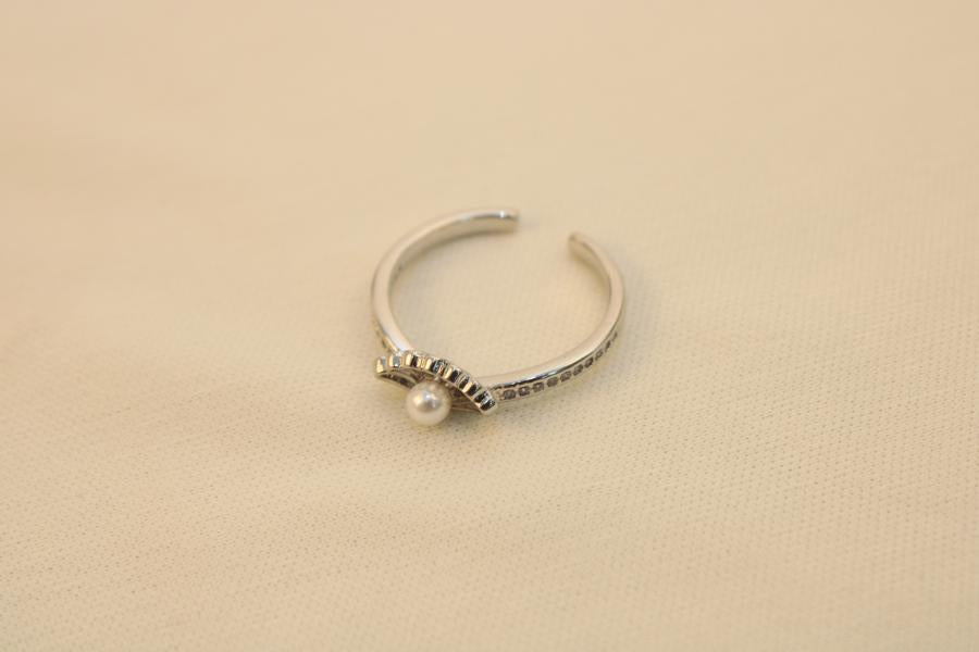 Anillo De Concha Con Perla