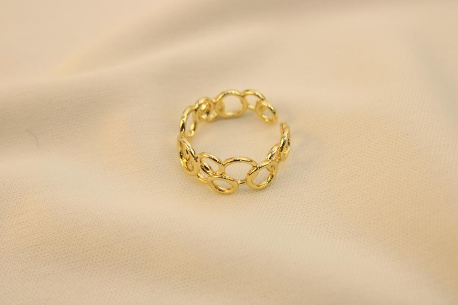 Anillo Círculos Chunky